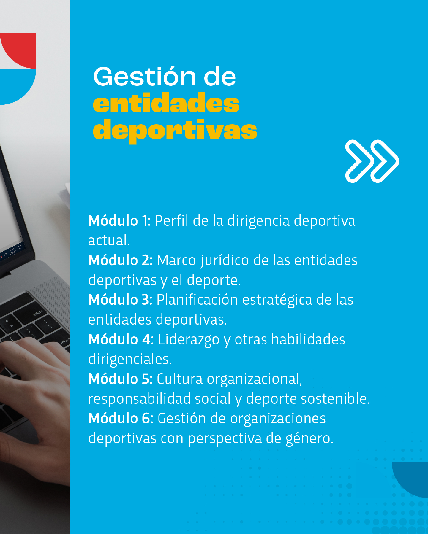 Inscribite al curso de Gestión de entidades deportivas