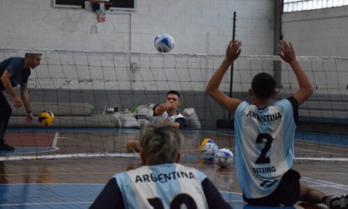 La Selección Nacional de vóley sentado pasó por Córdoba